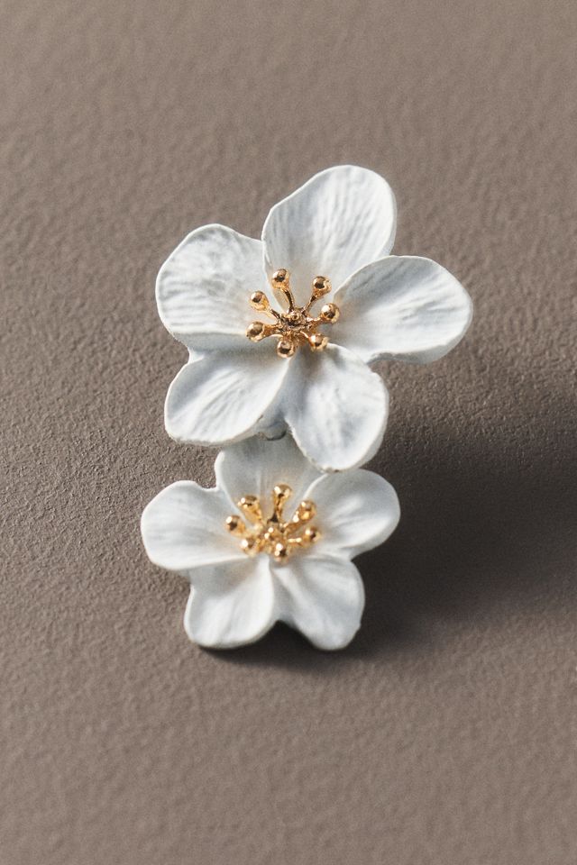 Stacked Floral Earrings #1