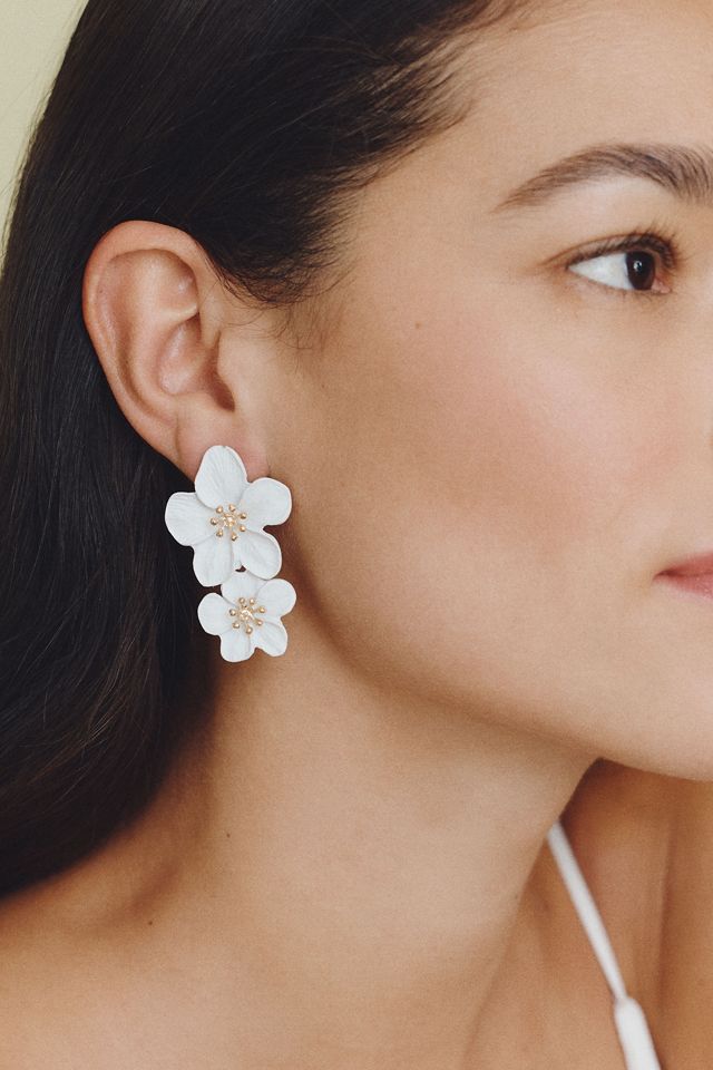 Stacked Floral Earrings #1