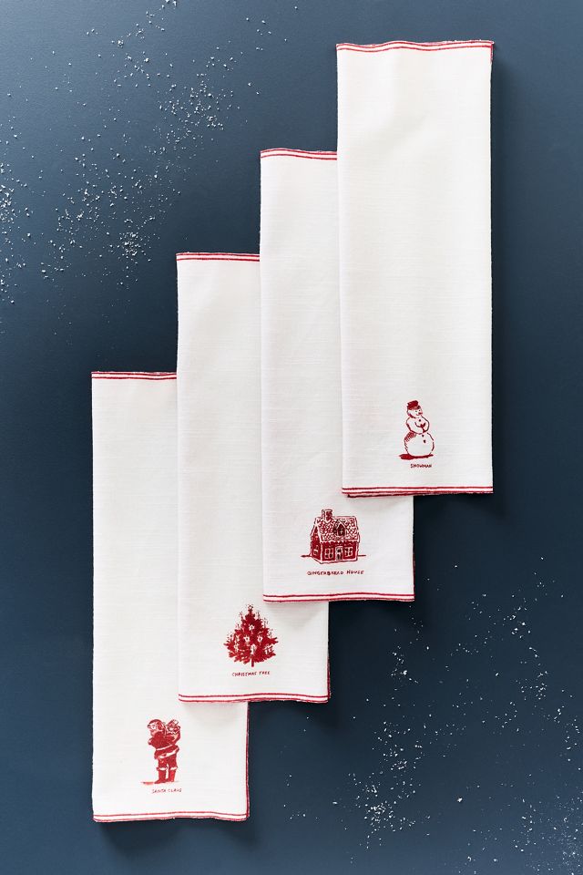 Molly Hatch Christmas Napkins, Set of 4 #1