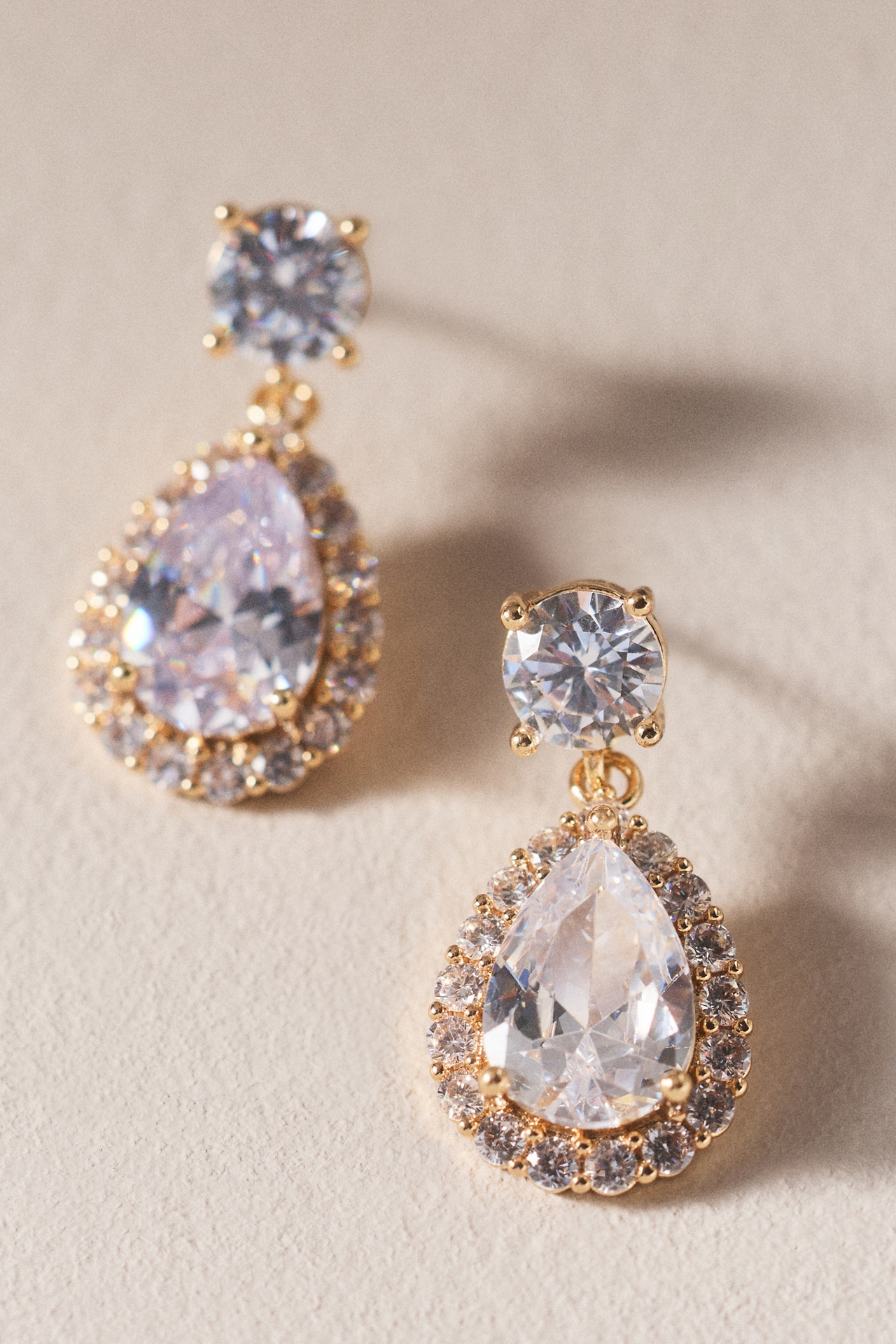 Crystal Teardrop Earrings