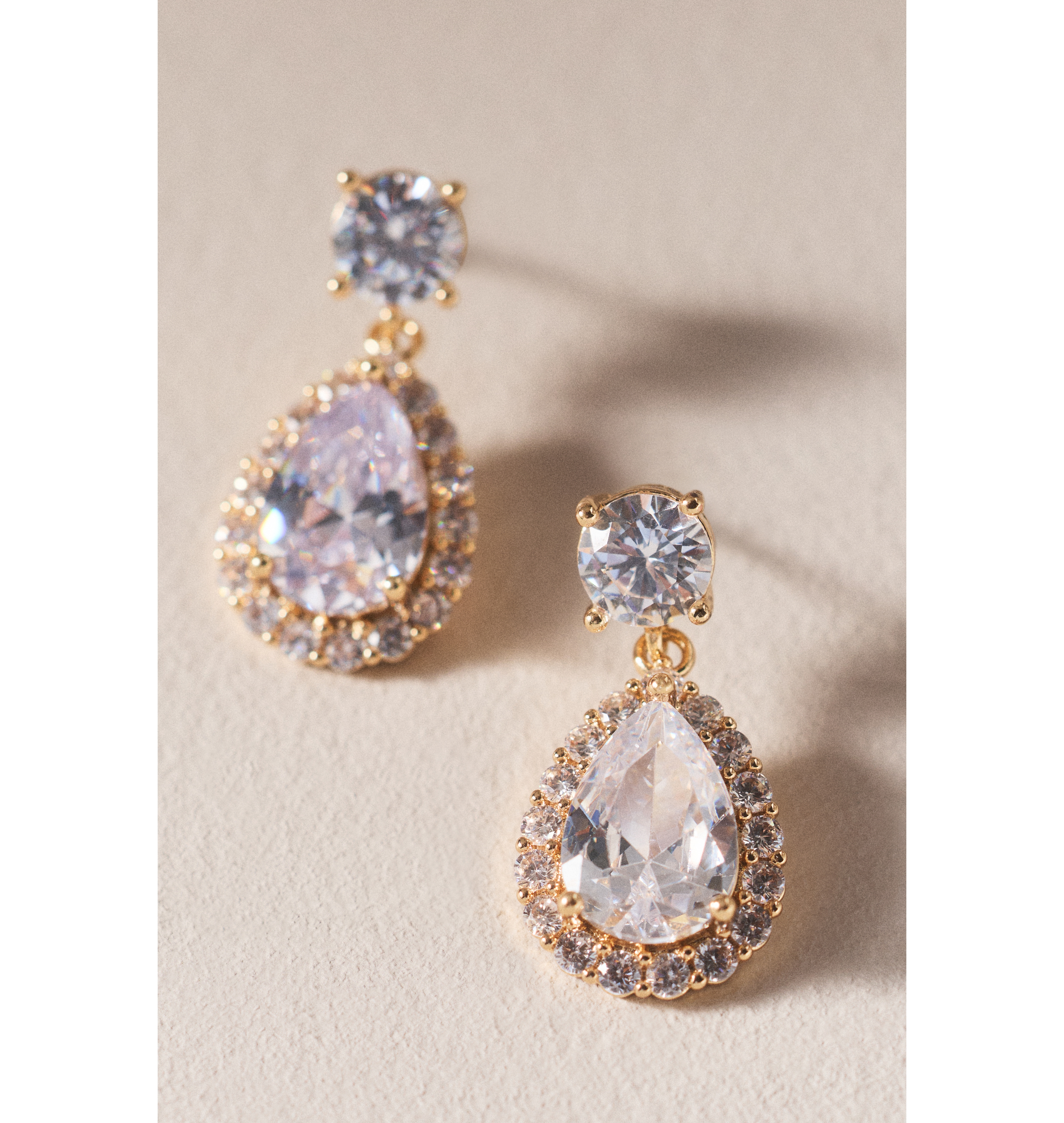 Crystal Teardrop Earrings