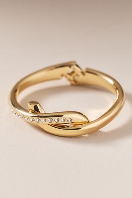 By Anthropologie Weddings Twisted Crystal Bracelet