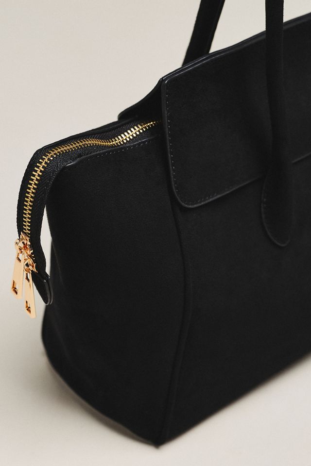 By Anthropologie Structured Foldover Satchel #2
