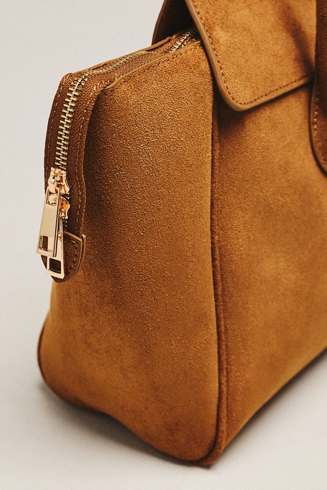 By Anthropologie Structured Foldover Satchel #2