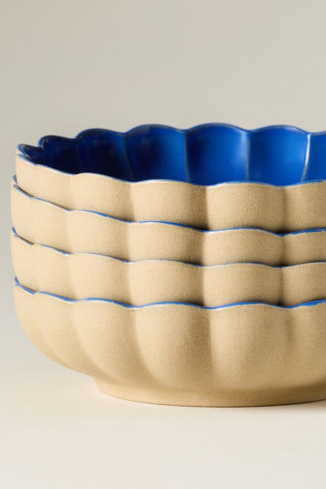 Costa Nova Marrakesh Stoneware Soup/Pasta Bowls, Set of 4 #2