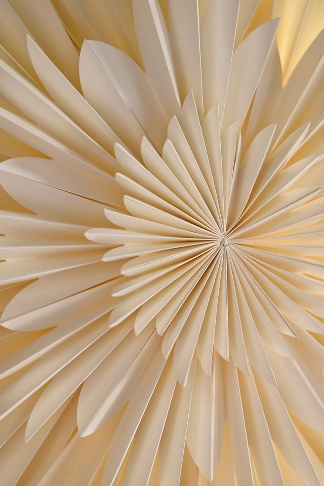 Paper Snowflake Pendant Light #2