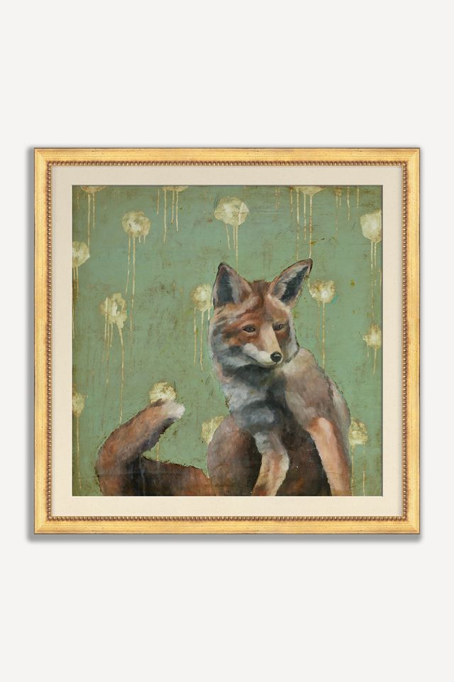アートポスター Pam Aldridge 「NOCHE Fox Wall Art | AnthroHome