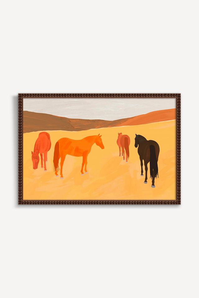 Horses in the Golden Field #1