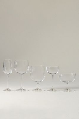 Peony Coupe Glasses, Set of 4