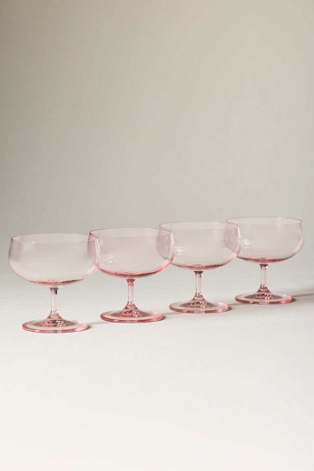 Peony Coupe Glasses, Set of 4 #2