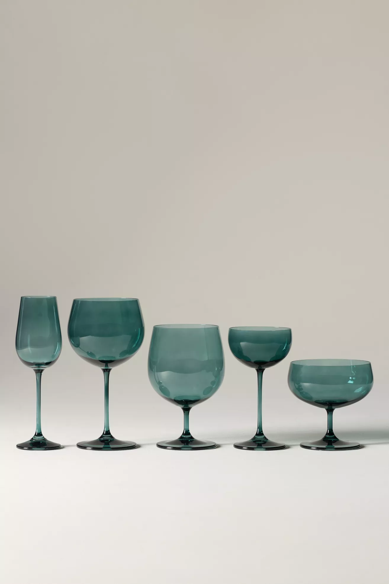 Peony Red Wine Glasses, Set of 4 - thumbnail 3