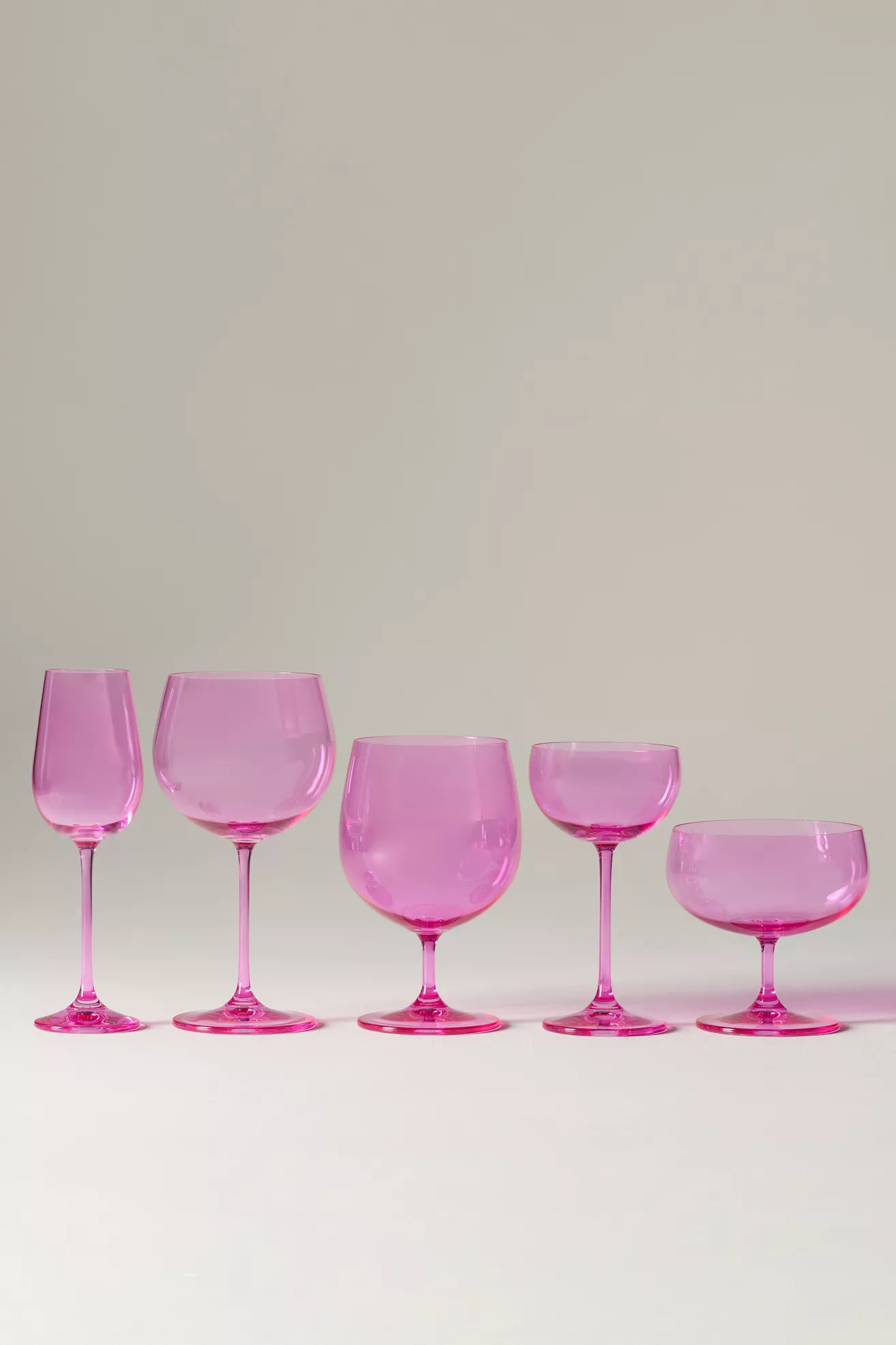Peony Red Wine Glasses, Set of 4 - thumbnail 7
