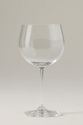 Peony Red Wine Glasses, Set of 4
