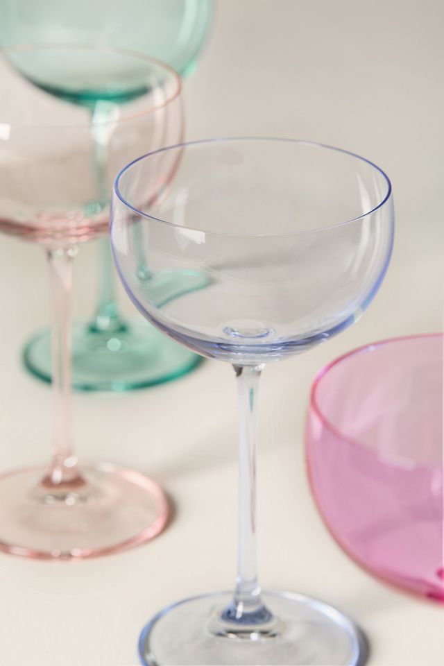 Peony Nick & Nora Glasses, Set of 4 #1