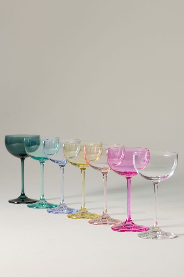 Vasos Nick & Nora de Peonía, Juego de 4 #1