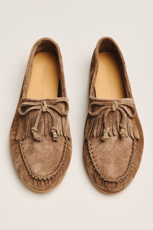 Freda Salvador Celeste Fringe Loafers #1
