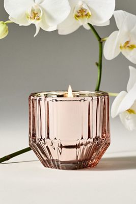 Sabina Floral Orchid & Amber Glass Candle