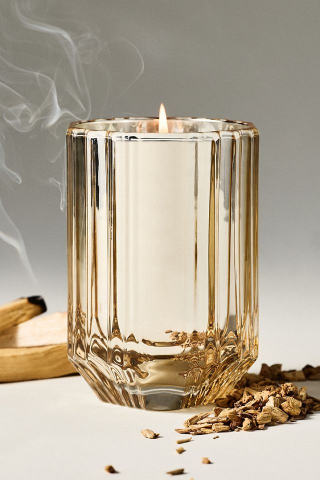 Sabina Woody Palo Santo & Tonka Glass Candle #1