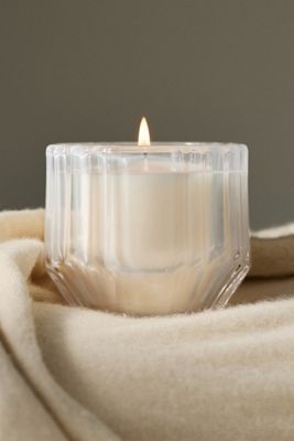 Sabina Fresh White Cashmere & Musk Glass Candle
