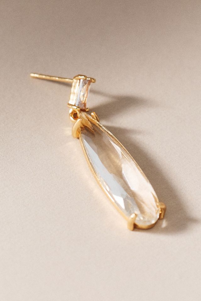 Studio Bride Baguette Dewdrop Earrings #1