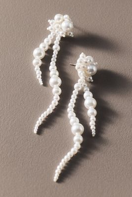 A. B. Ellie Drew Pearl Strand Earrings 