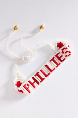 Lisi Lerch MLB Flat Adjustable Beaded Bracelet