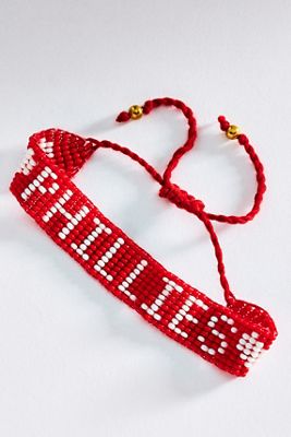 Lisi Lerch MLB Flat Adjustable Beaded Bracelet