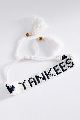 Lisi Lerch MLB Flat Adjustable Beaded Bracelet
