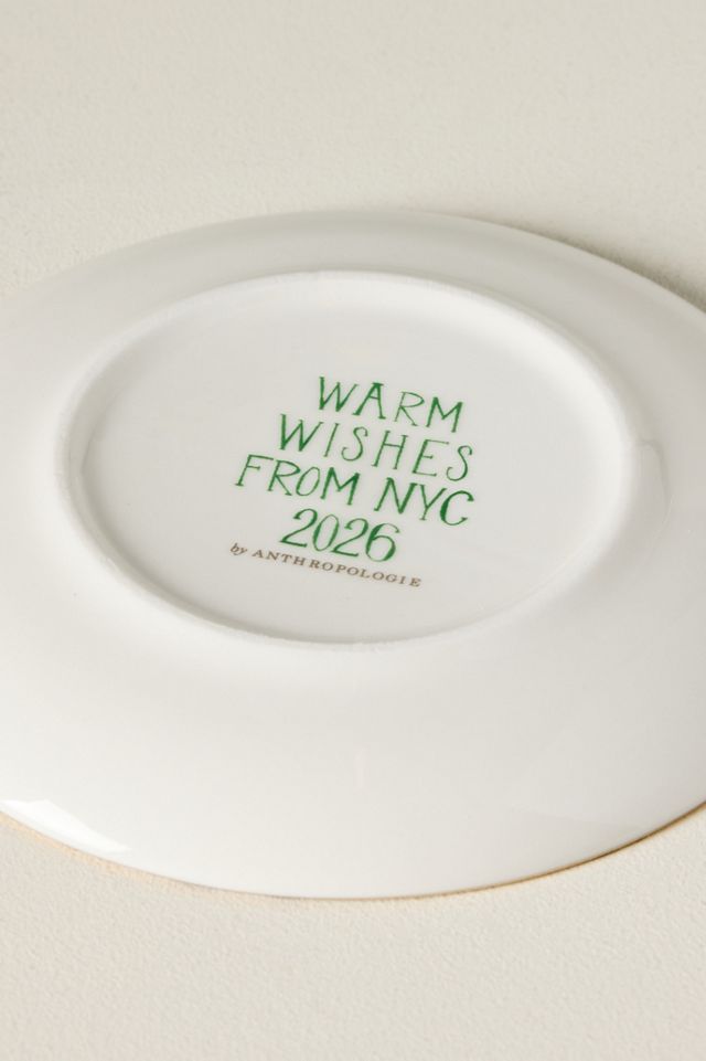 Holiday in the City Stoneware Espresso Cup & Saucer #4