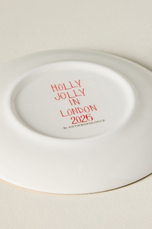 Holiday in the City Stoneware Espresso Cup & Saucer #4