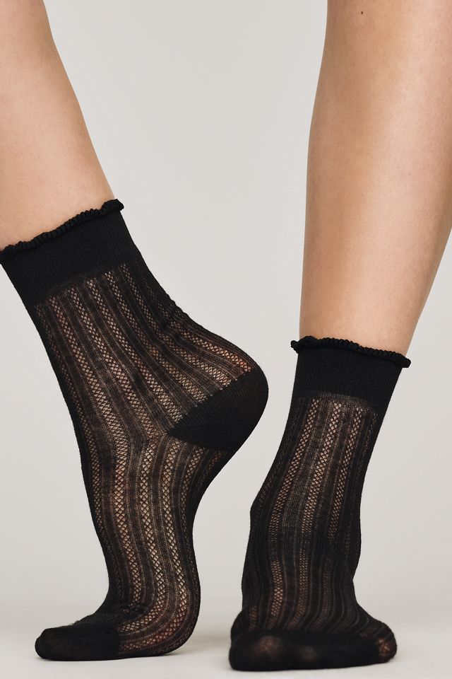 OK Originals Ruffled Pointelle Socks #1