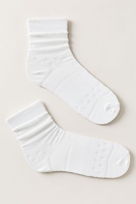 By Anthropologie Pointelle Trouser Socks