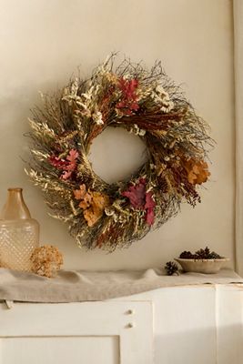 Fall Fields Dried Wreath