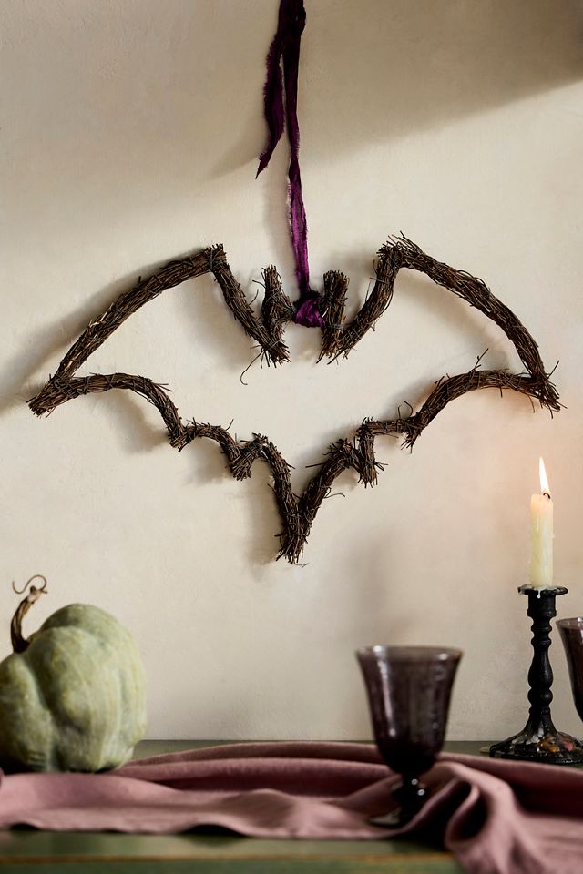 Vine Bat Wreath #2