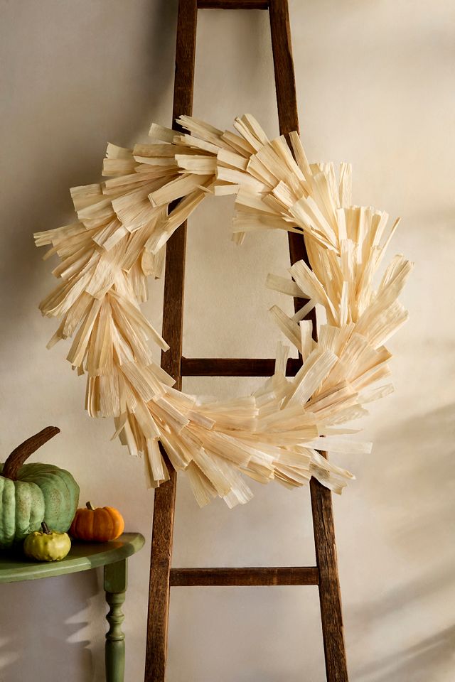 Dried Corn Husk Wreath #2