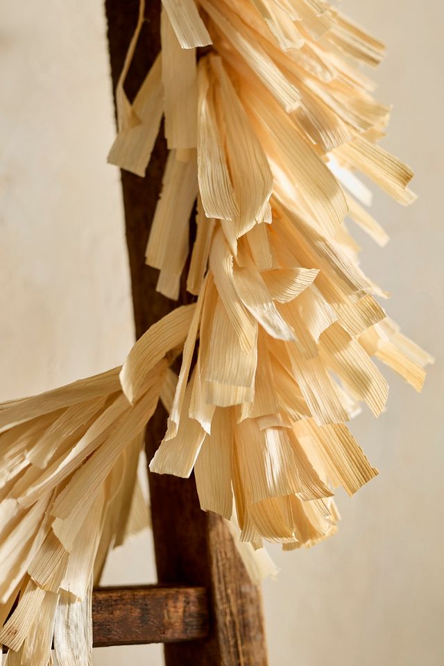 Dried Corn Husk Garland #1