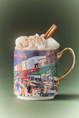 Holiday in the City Stoneware Mug