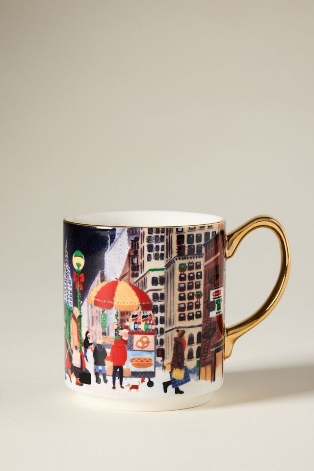 Holiday in the City Stoneware Mug #1