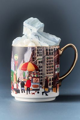 Holiday in the City Stoneware Mug