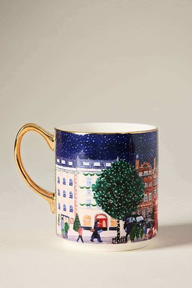 Taza de Gres Holiday in the City #3