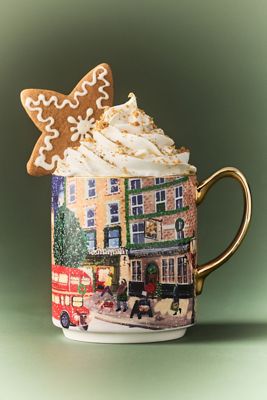 Taza de Gres Holiday in the City