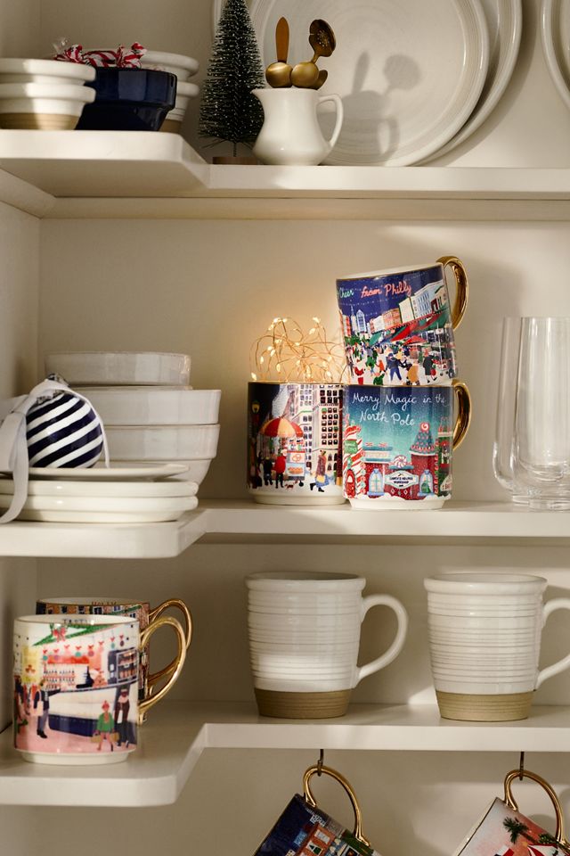 Holiday in the City Stoneware Mug #6