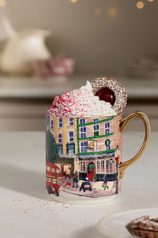 Holiday in the City Stoneware Mug #5