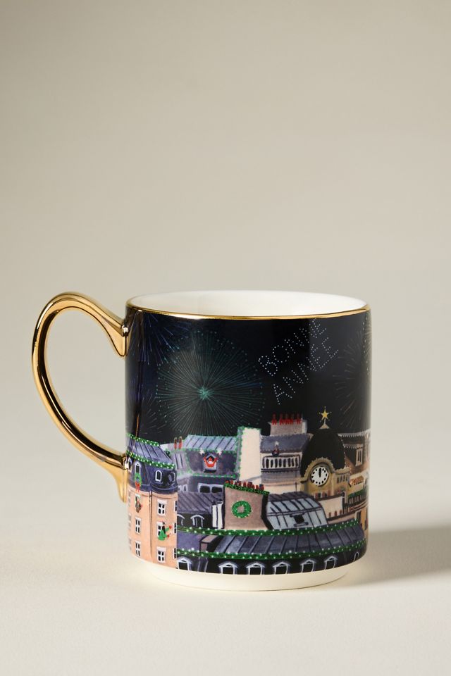 Holiday in the City Stoneware Mug #2