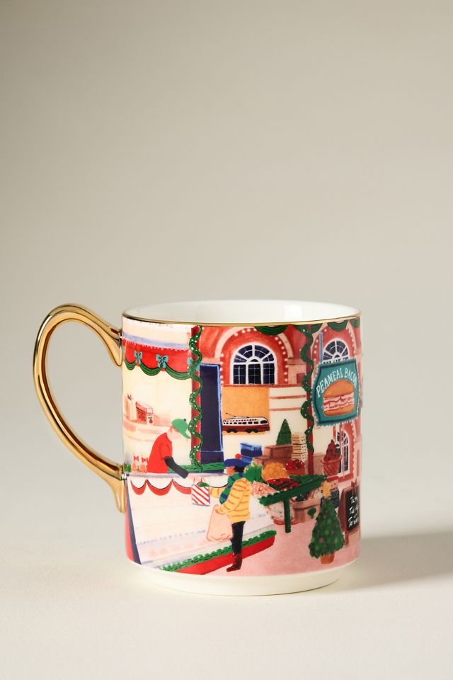 Holiday in the City Stoneware Mug #2