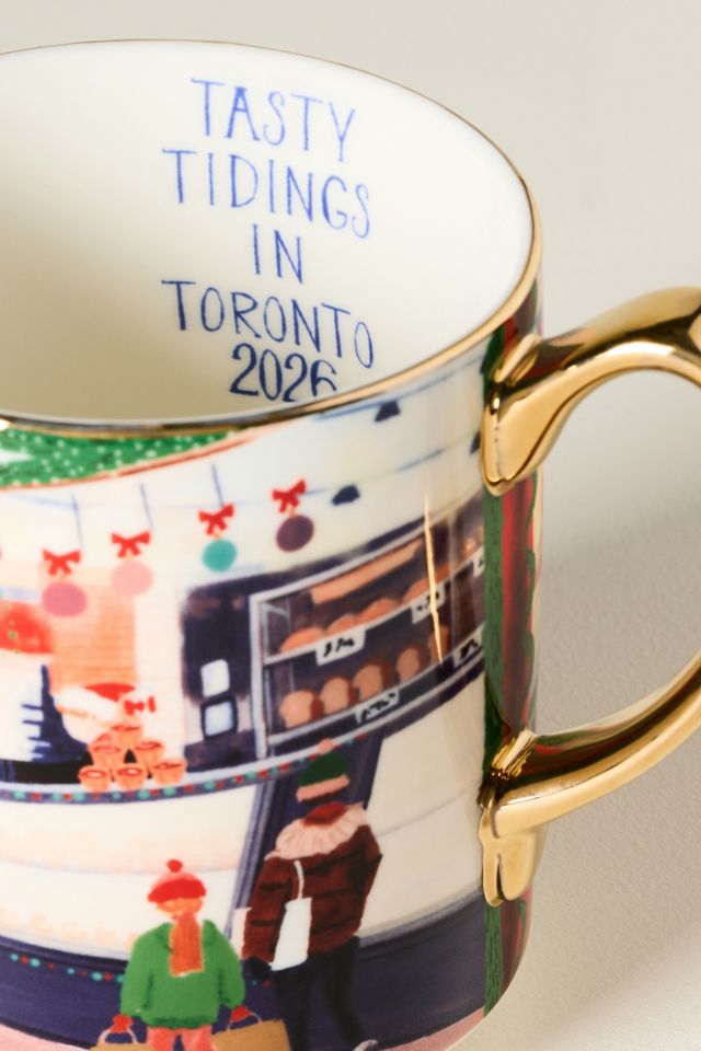 Holiday in the City Stoneware Mug #3