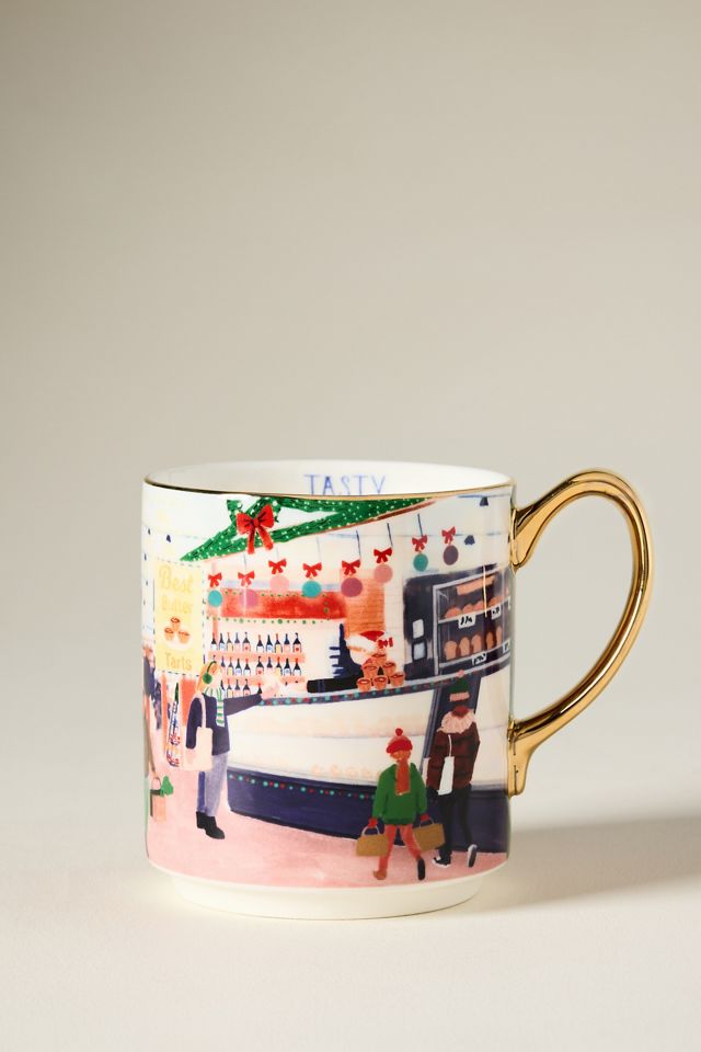 Holiday in the City Stoneware Mug #1