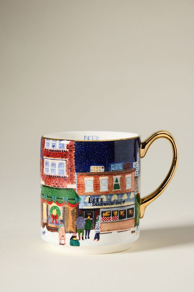 Holiday in the City Stoneware Mug #1