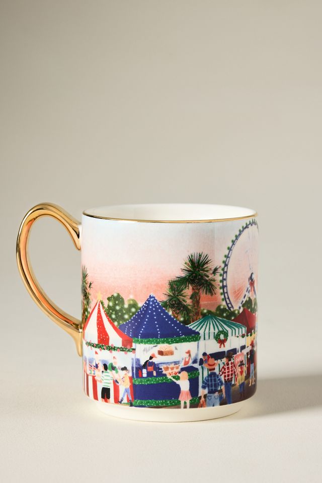 Holiday in the City Stoneware Mug #2