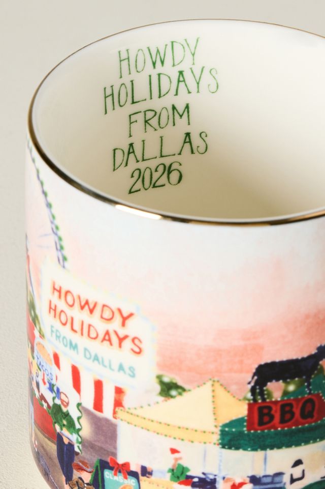 Holiday in the City Stoneware Mug #3